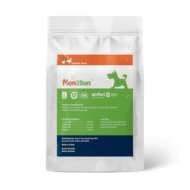 MON2SUN Dog Treats, Triple Flavor Jerky Twist Sticks, 5-7 Inch Chicken Duck and Codfish Sticks Chews for Small Dogs, Healthy Snacks, 17.64 oz (25 Count-Pack of 1) - Image 9