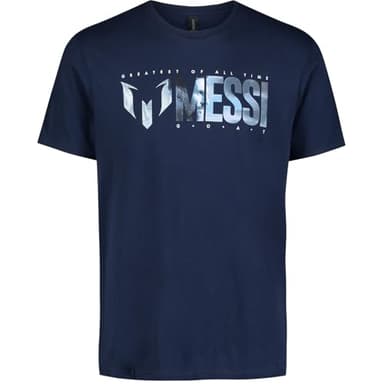 Messi Men's Lifestyle T-Shirt, Standard Fit, Comfortable Tee, 100% Cotton, Dress Blues, Large - Image 5