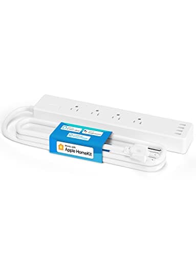 meross Smart Power Strip WiFi Surge Protector Power Bar, Alexa Google Home & IFTTT Supported, Remote Control, 4 AC Outlet and 4 USB Port, 16A - Image 1