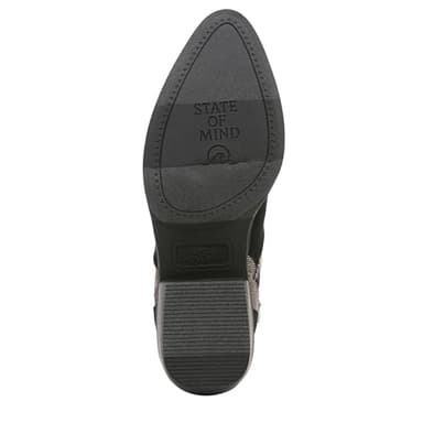 Blowfish Malibu Womens Rebel 2 Western Ankle Bootie Black/Charcoal 7.5 M - Image 4