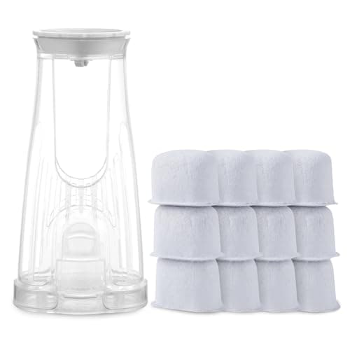 Keurig 2.0 Filter Replacement for K Duo, K200 K250 K350, K-Duo Essentials, K-Compact Single Serve Coffee Maker with Rear Reservoir Short Filter Holder and 12 Water Filter Refill Cartridges - Image 1