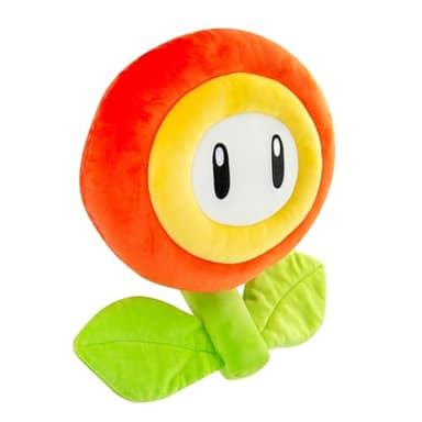 Club Mocchi-Mocchi- Nintendo Super Mario Plush - Fire Flower Plushie - Collectible Squishy Plushies - 15 Inch - Image 2