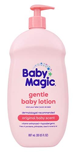 Baby Magic Gentle Baby Lotion | 30 Fl Oz (Pack of 4) | Vitamins & Aloe | Free of Parabens, Phthalates, Sulfates and Dyes - Image 2