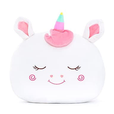 Lazada Stuffed Unicorn Pillow Plush Girl Toys Gift for Toddler for Girls White 15 Inches - Image 2