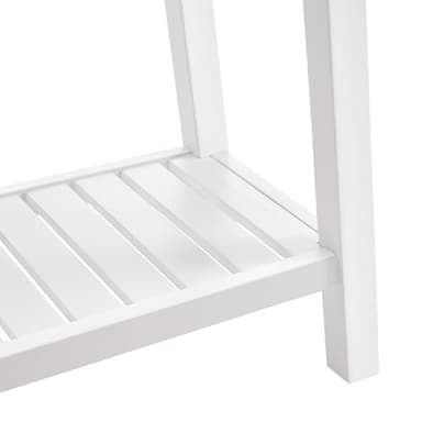 Alaterre Furniture Dorset Bench Stool with Storage – Multi-Functional and Space-Saving Wooden Seat with Bottom Shelf for Bathroom, Entryway, Bedroom, or Kitchen Seating & Organization - Image 6