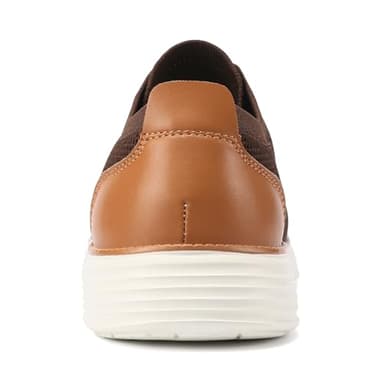 VILOCY Men's Fashion Dress Sneakers Casual Walking Shoes Business Oxfords Comfortable Breathable Lightweight Tennis Zapatos para Hombre Brown,US10 EU43 - Image 6