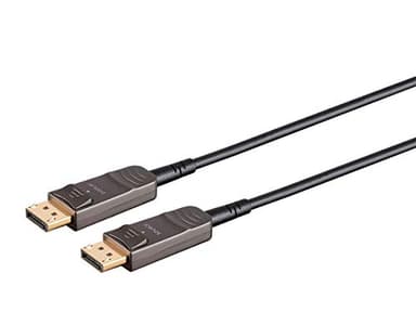 Monoprice DisplayPort Cable - 32.4Gbps, 8K@30Hz, 5K@60Hz, 4K@120Hz, HDR, AMD FreeSync 2.0, Fiber Optic, AOC, 100 Feet - SlimRun AV Series - Image 3