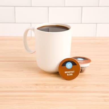 Amazon Brand - Happy Belly Breakfast Blend Compostable Coffee Pods, Light Roast, Compatible with K-Cup Brewer, 96 Count - Image 2