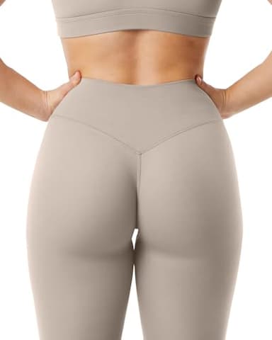 Unthewe High Waisted Butt Lifting Workout Gym Leggings for Women Buttery Soft Athletic Yoga Pants(U810-Carbon Dust-M) - Image 4