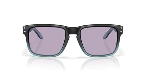Oakley Men's OO9244 Holbrook Low Bridge Fit Rectangular Sunglasses, Matte Transparent Stonewash Blue/Prizm Slate, 56 mm - Image 1