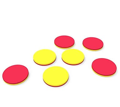 hand2mind Plastic Math Counters for Kids, Red and Yellow Counters, Math Manipulatives for Counting, Sorting, Pattern, Bingo Chips, Game Tokens, Homeschool Supplies (Set of 1000) - Image 9