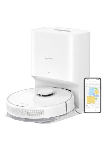 DREAME D10 Plus Gen 2 Robot Vacuum and Mop with Self Emptying Base for 90 Days of Cleaning, 6000 Pa Suction and LiDAR Navigation, Obstacle Avoidance, Wi-Fi Connected - Image 1