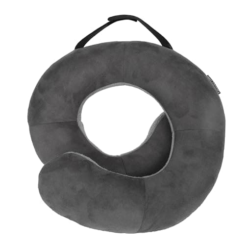 Travelon Deluxe Wrap-n-Rest Pillow, Dark Gray/Light Gray - Image 1