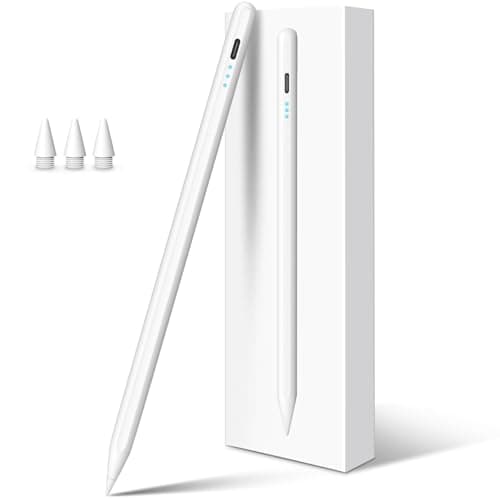 Stylus Pen for iPad Pencil 10th Generation, 3X Fast Charge Apple Pencil with Palm Rejection & Tilt Sensitivity, Compatible for 2018-2025 iPad 6/7/8/9/10/11, Pro 11"/12.9"/M4, Air 3/4/5/M2/M3, Mini 5/6 - Image 1