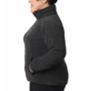 Columbia Womens Benton Springs Full Zip Fleece Jacket, Charcoal Heather, XX-Large - Image 9