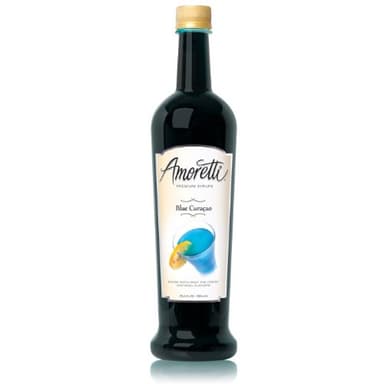 Amoretti Premium Blue Curacao Syrup (750mL) - Image 1