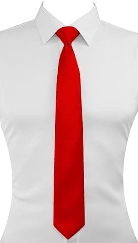 Dibi Solid Color Ties for Men, Formal Mens Ties, Neck Tie, Classic Tie for Boys Women Teens, Wedding Business Costume Necktie - Image 4