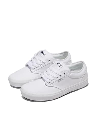 Vans Men's Atwood Shoe | Low-Top Fashion Sneakers for Work, Walking & Casual Everyday Wear, White/White, 9.5 - Image 2