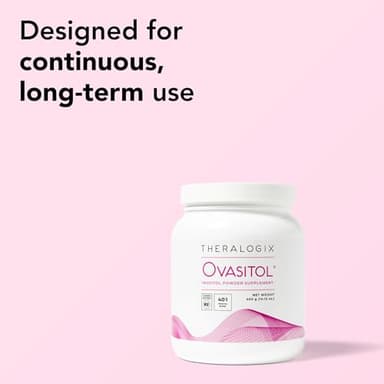 Theralogix Ovasitol Inositol Powder - 90-Day Supply - Myo-Inositol & D-Chiro Inositol for Hormone Balance & Ovarian Function Support* - NSF Certified - 400 g (180 Servings) - Image 5