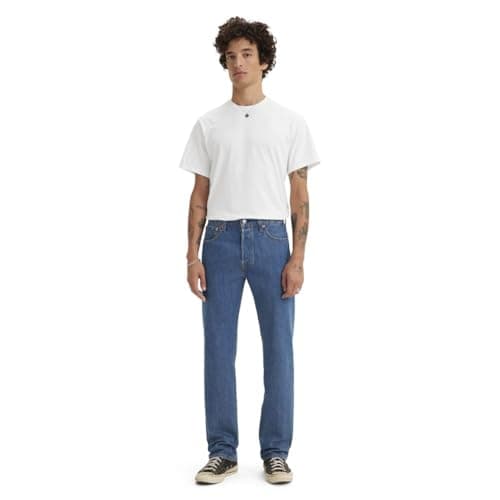 Levi's Men's 501 Original Fit Jeans (Also Available in Big & Tall), Medium Stonewash, 33W x 32L - Image 1