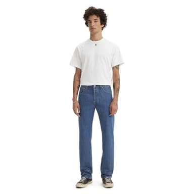 Levi's Men's 501 Original Fit Jeans (Also Available in Big & Tall), Medium Stonewash, 33W x 32L - Image 1