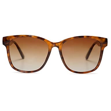 SOJOS Oversized Polarized Sunglasses Womens Mens Trendy Square Shades SJ2203,Brown/Brown - Image 3