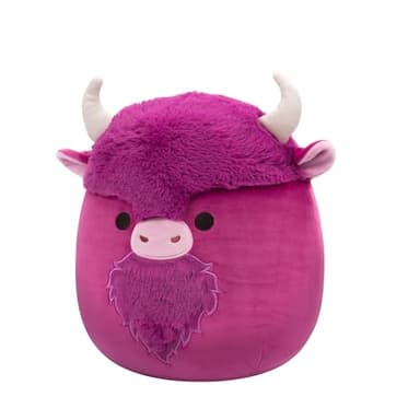 Squishmallows Original 12-Inch Dave Plum Bison - Official Jazwares Plush (Medium-Sized) - Image 2