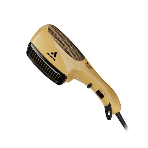 Andis 82125 1875-Watt Tourmaline Ceramic Ionic Styling Hair Dryer, Styling Hair Dryer with Ionic Frizz-Free Technology, No Heat Damage, Lightweight Hairdryer for Normal & Curly Hair - Gold - Image 1