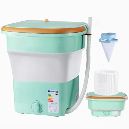 qagwotuv Mini Portable Washing Machine and Dryer Upgraded 18L Powerful Motor Deep Cleaning Of Clothes, Mini Lavadora y Secadora Portatil - Image 1