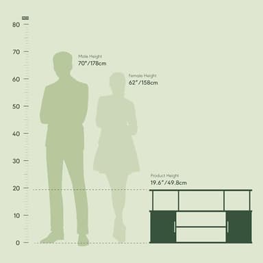 Furinno JAYA Large Entertainment Stand for TV Up to 55 Inch, French Oak Grey/Black - Image 4