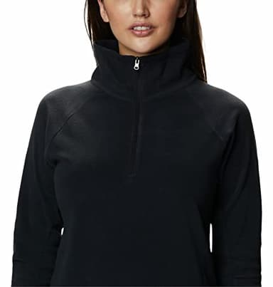 Columbia Womens Glacial IV Half Zip Fleece Jacket, Black, Large - Image 4