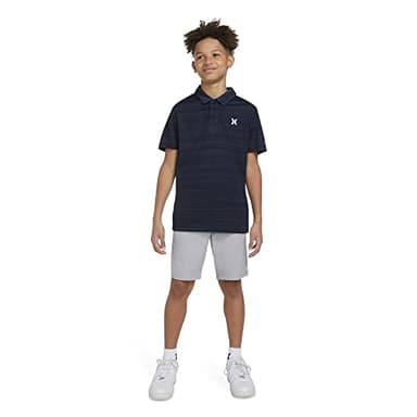 Hurley boys H20-dri Polo T Shirt, Obsidian Heather, Medium US - Image 8