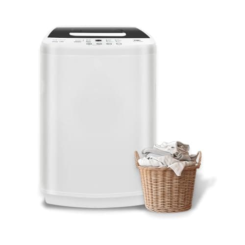 TGC 0.9 Cu.Ft.Small Portable Washer, 7.7 lb. Capacity Mini Washing Machine for Homes & Apartments & LED Display - Image 1