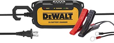 DEWALT DXAEC2 Professional 2-Amp Automotive Battery Charger and Maintainer - Image 1