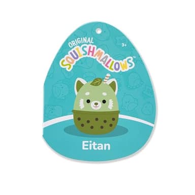 Squishmallows Original 14in Eitan The Matcha Boba Red Panda – Official Jazwares Plush (Large) - Image 6