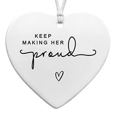 Keep Making Her Proud, Bereavement Keepsake, Loss of Loved One, Anniversary of Passing, Thinking of You, Loss of Mom, Grandmother or Mom Remembrance Gift, Memorial Gift - Image 1