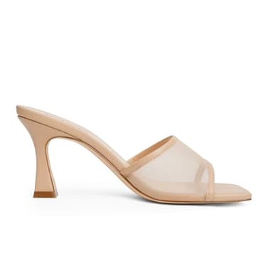 Modatope Nude Heels for Prom Open Toe High Heels Sandals Heels for Women Party Dressy Size 9 - Image 5