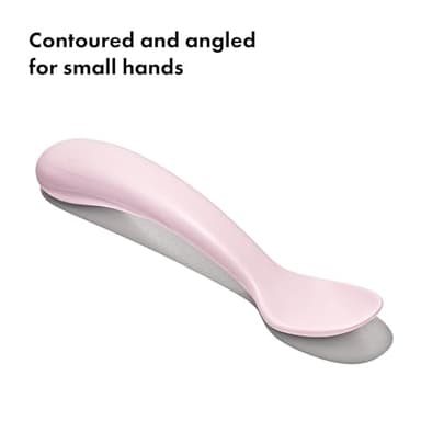 OXO Tot Silicone Spoons 2 Pack - Blossom and Opal - Image 4