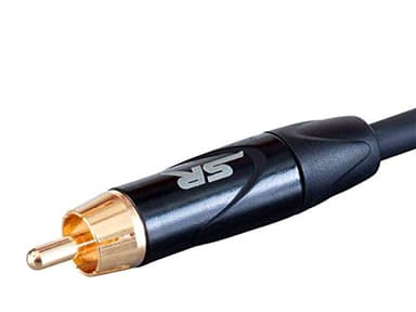 Monoprice XLR Male to RCA Male On Tour Cable - 1 Foot - Black, Heavy Gauge 24AWG, Gold Plated Connectors - Stage Right Series - Image 4
