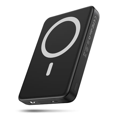 for Magsafe Battery Pack, 10000mAh Magnetic Portable Charger with USB-C 20W Fast Charging, Slim & Lightweight Wireless Power Bank for iPhone Air/17/16/15/14/13 Series, for Travel Cruise Essentials - Image 1