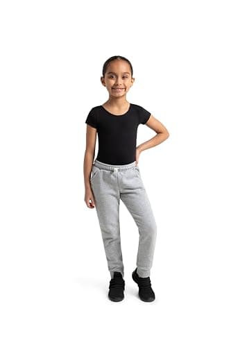 Capezio girls Team Basic Short Sleeve athletic leotards, Black, 4-5 US - Image 6