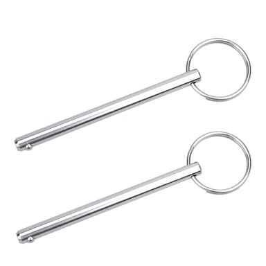 Thorn Ring - Grip Quick - Release Pins - 316 Stainless Steel Bimini Top Pin,1/4 inch Diameter,Overall Length 3.55 inch, Usable Length 3.1 inch,Boat Marine Hardware Ball Pin - Image 2