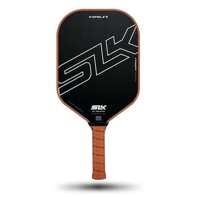 Selkirk Sport SLK Halo Power XL Pickleball Paddle | Raw Carbon Fiber Pickleball Paddles with a Rev-Core Power Polymer Core | Designed for Ultimate Spin & Power | Black - Image 1