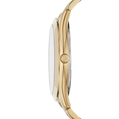 Michael Kors Slim Runway Three-Hand Gold-Tone Stainless Steel Men's Watch (Model: MK8621) - Image 2