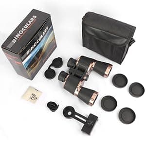 20x50 Binoculars for Adults, Binoculars HD High Powered Professionalfor Bird Watching Travel Stargazing Concerts Outdoor Sports-BAK4 Prism FMC Lens,Waterproof, Fogproof with Phone Adapter - Image 6