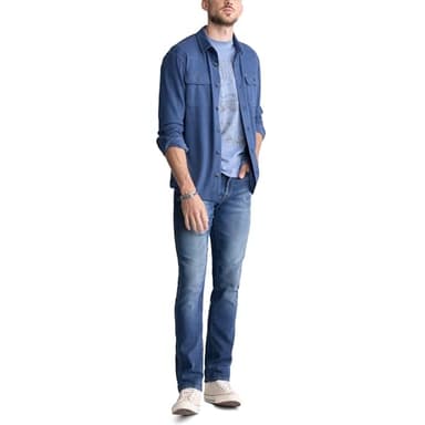 Buffalo David Bitton Men's Long Sleeve Button Down Blanket Shirt, Mirage - Image 5