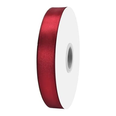 Maclemon 7/8 inch Wide 100 Yards Double Face Wine Red Satin Ribbon Fabric Ribbon for Gift Wrapping Very Suitable for Weddings Decoration Bouquet Balloons Arts Craft Sewing Hair Bow Invitation - Image 3