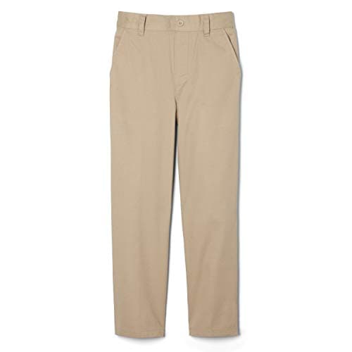 French Toast Boys Pull-On Relaxed Fit School Uniform Pant (Standard & Husky), Khaki, 6 - Image 1