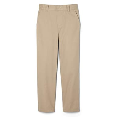 French Toast Boys Pull-On Relaxed Fit School Uniform Pant (Standard & Husky), Khaki, 6 - Image 1
