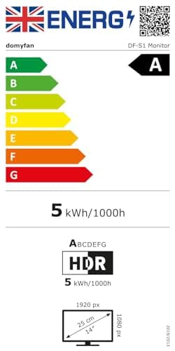 domyfan 14" Laptop Monitor Extender, FHD 1080P IPS Dual Laptop Screen Extender, HDMI/USB-A/Type-C Plug and Play for Windows, Mac, Chrome, Android, Xbox, Switch, PS5, Work with 13.3”-17” Laptops - Image 13